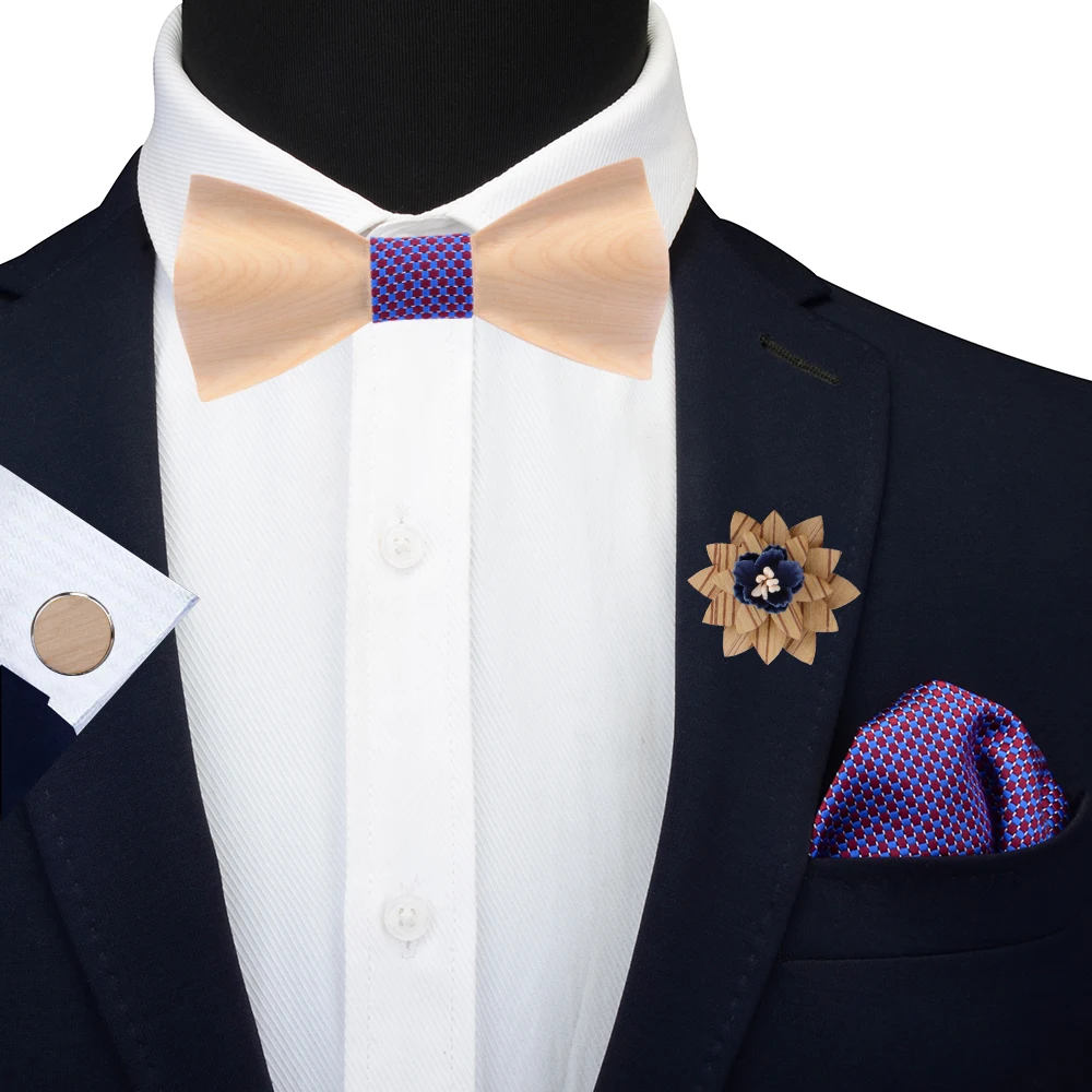 Мужские кленовые 3D Строительные наборы цветочный шелк карманные Квадратные