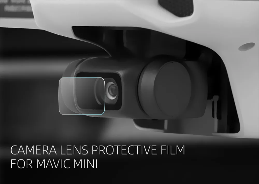 2 шт. Защитная пленка для объектива камеры 9H DJI Mavic Mini Drone|Наборы аксессуаров