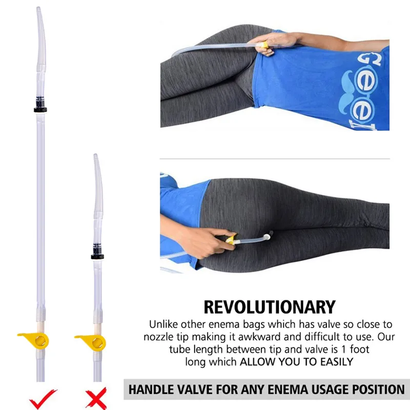 2000 мл сумка для клизмы многоразовая силикагелевая Кофе Вода Очищающая кишечник