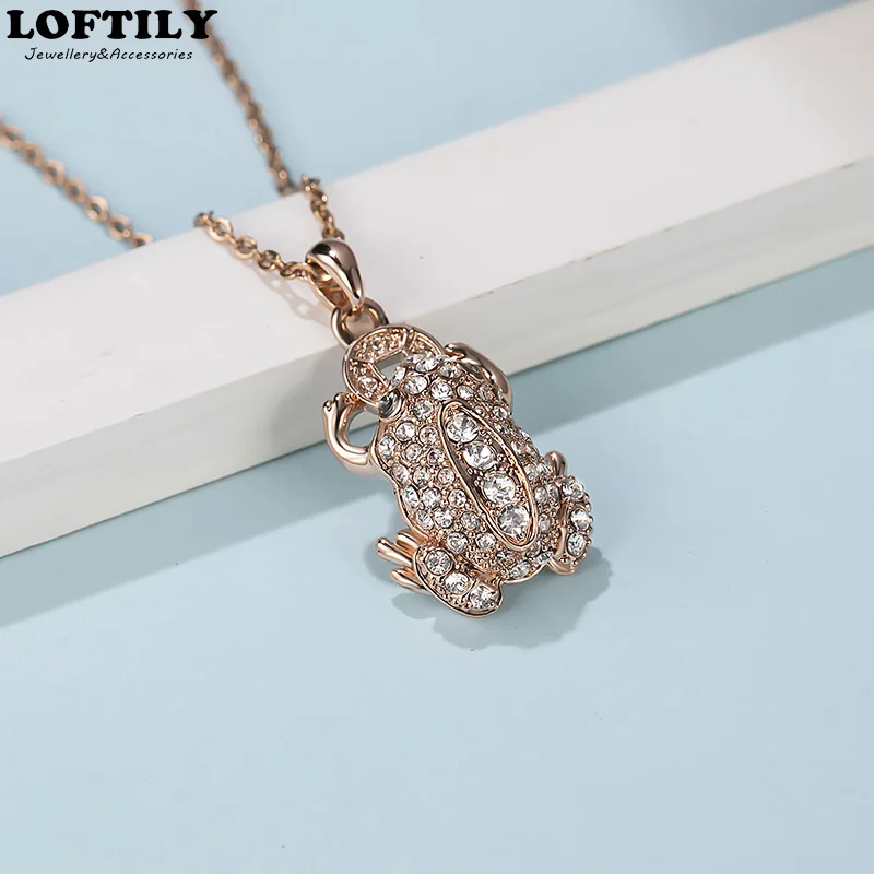 Винтажное ожерелье Futune подвеска из розового золота подарок для женщин