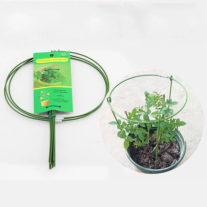 

Herbaceous Flower Stand Trellis 27cm Green Roses Vines Pumpkins Garden Support