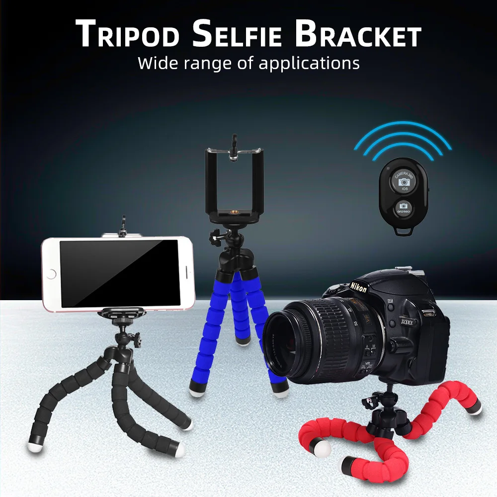 Мини штатив Осьминог для GoPro держатель смартфона камеры телефона уличная Гибкая