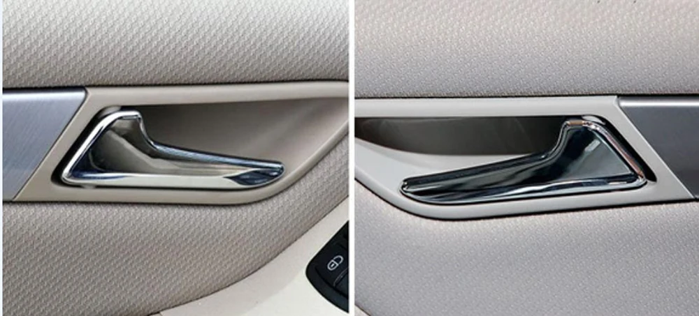 Черные бежевые серые хромированные внутренние дверные ручки автомобиля для Mercedes