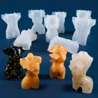 Силиконовая форма для свечей, женская форма для духов, изготовление воска для свечи для голого тела, для самостоятельного изготовления ароматизаторов, силиконовая форма для мыла