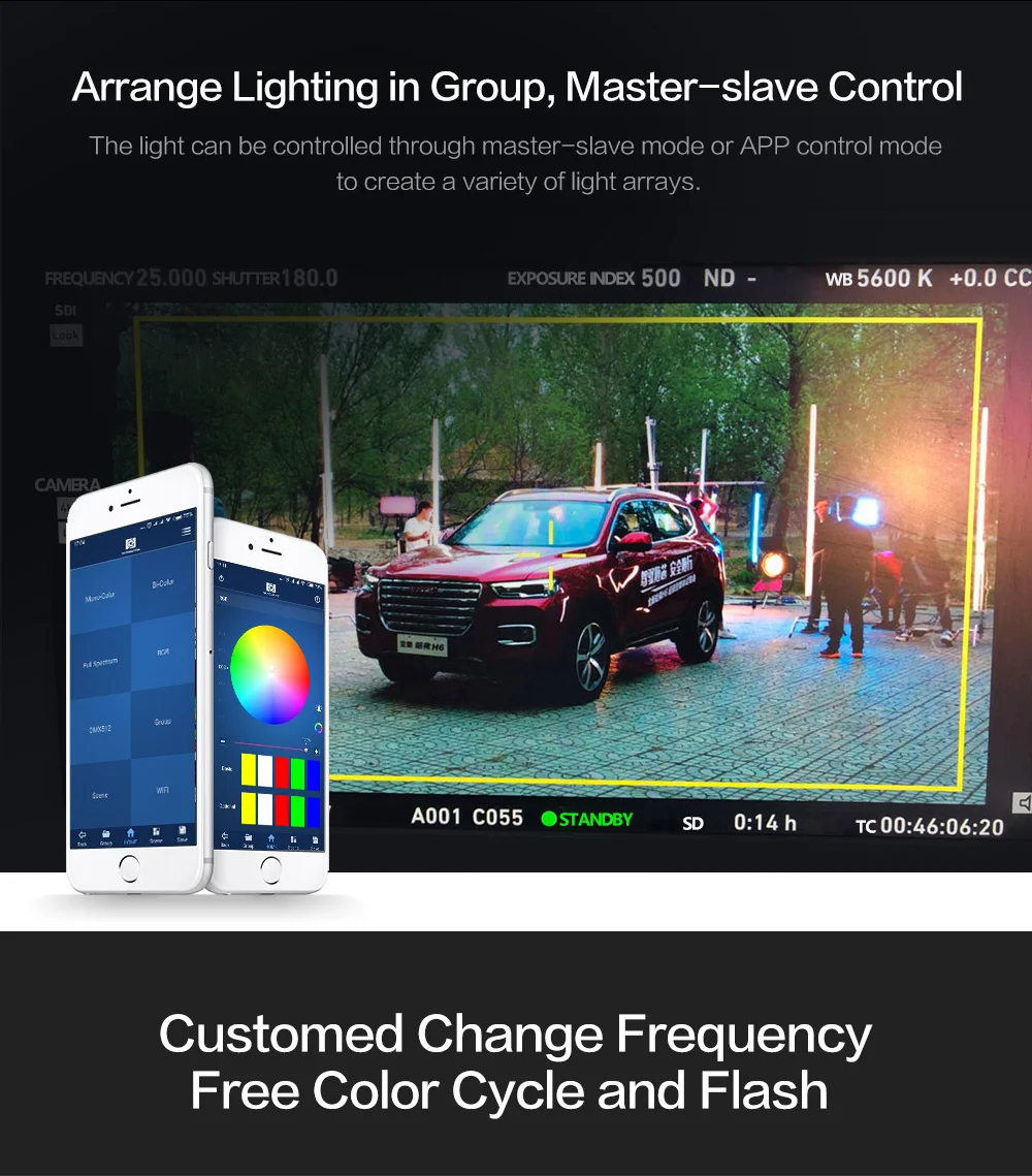 NANLITE NanGuang светодиодный светильник RGB цветной светильник для фотографии ручной светильник со встроенным аккумулятором для фото видео Vlog