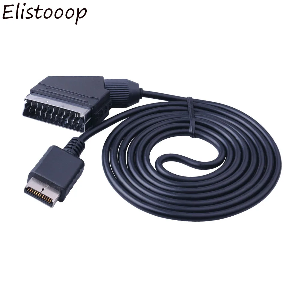 1 8 м/6 футов ТВ AV RGB SCART кабель для Sony Playstation PS1 PS2 PS3 сменный Соединительный PAL/NTSC