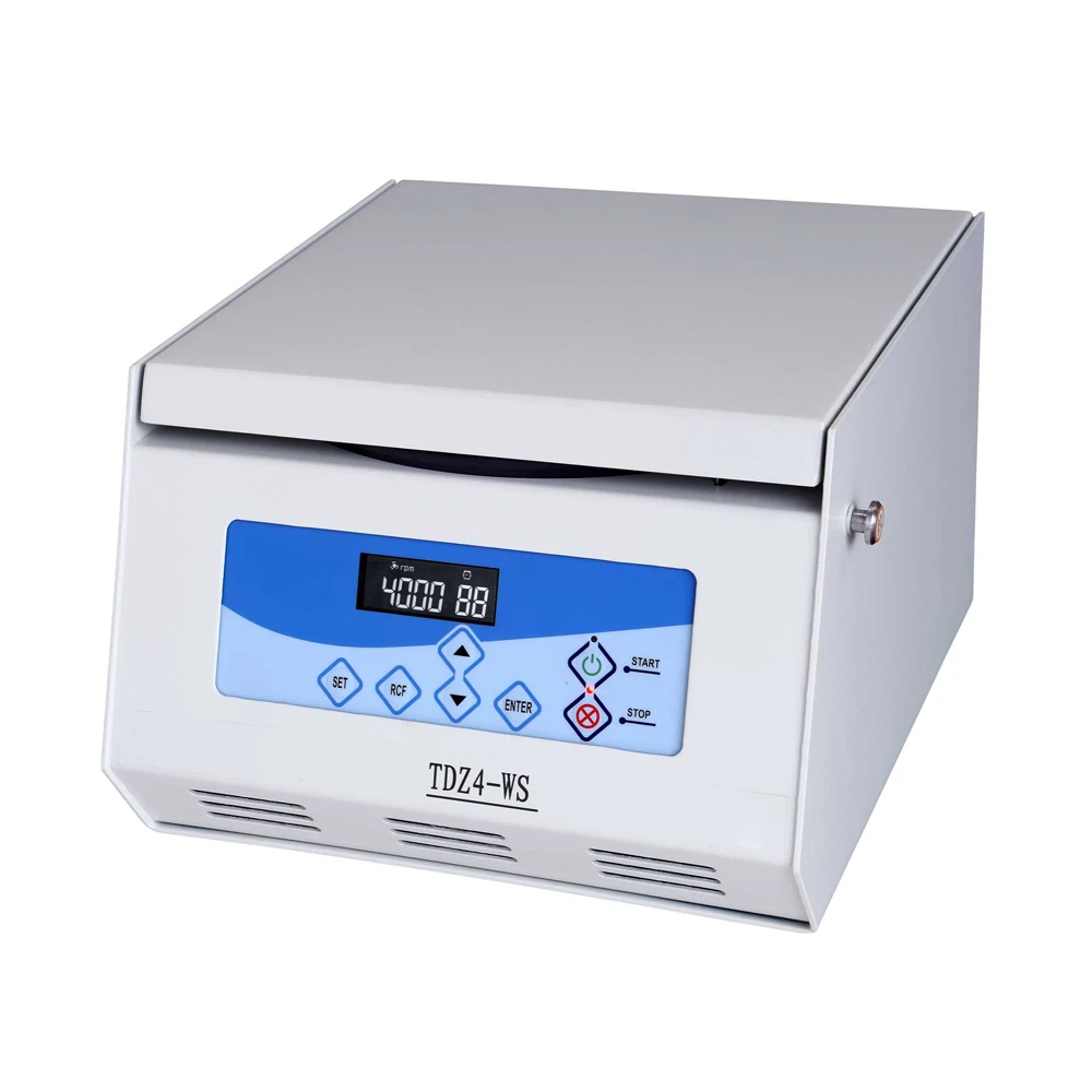 

TDZ4-WS Laboratory Tabletop Low Speed Centrifuge, Maximum Speed 4000rpm, Maximum RCF 2200xg, Maximum Capacity 12x20ml