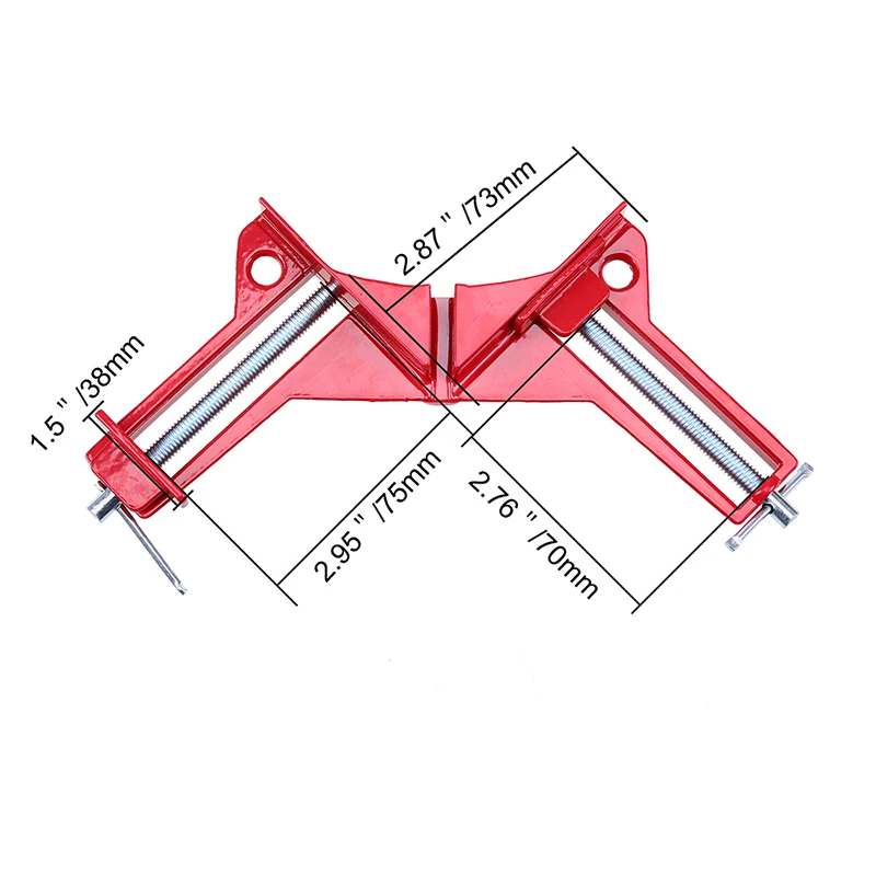 

DIY 90 Degree Right Angle Clamp Corner Clamps Quick Fixed Glass Wood Picture Frame Fishtank Woodworking Angle Fixing Clip Tool