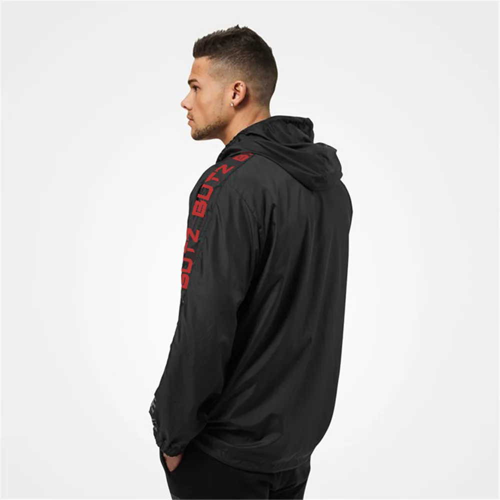 Модная Осенняя тонкая спортивная куртка в полоску с надписями европейском и