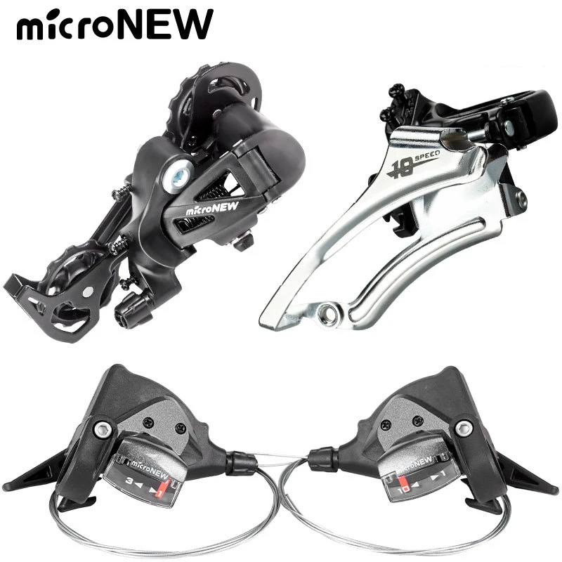 

microNEW Bicycle Derailleur Front Rear Shift Lever 7/8/9/10/11Speed MTB Mountain Bike Shifter Bicycle Shifting Bicycle Parts