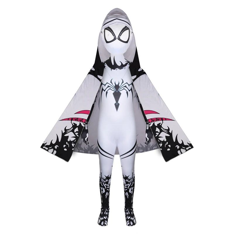 2020 Gwen Stacy Детский костюм для косплея Женский детское боди Zentai| |