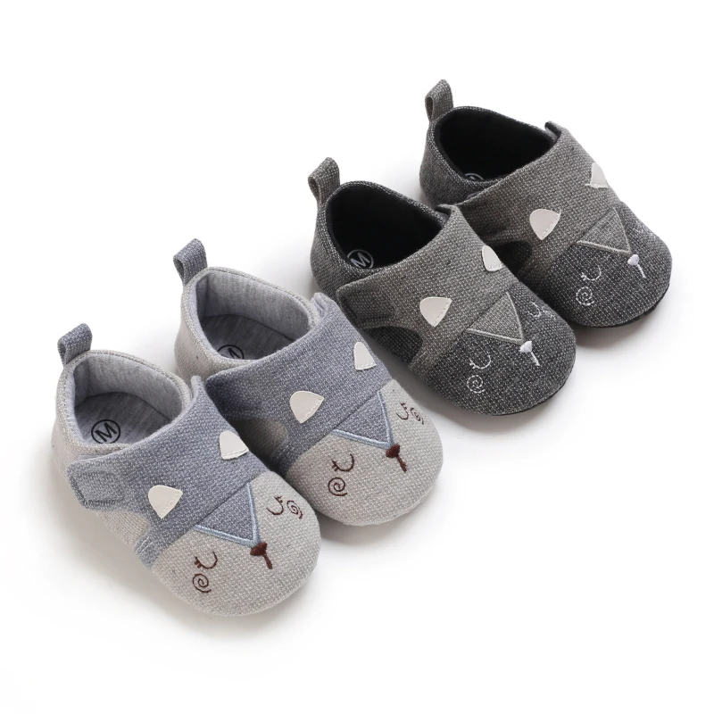 

Emmababy Baby Boys Girls Crib Shoes, Cartoon Animal Flats Infant Prewalkers with Anti-Slip Bottom