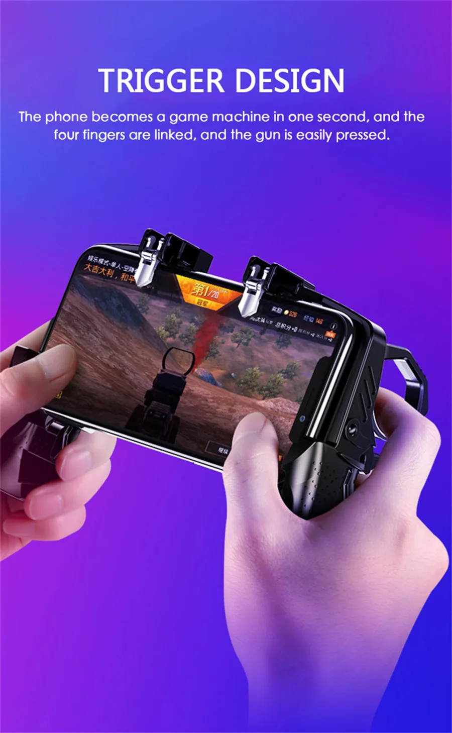 Pubg Mobile Game Controller Gamepad for Huawei Xiaomi Samsung Iphone 8 Xr Xs 7 6 Gaming Fan L1r1 Trigger Fire Button Joystick