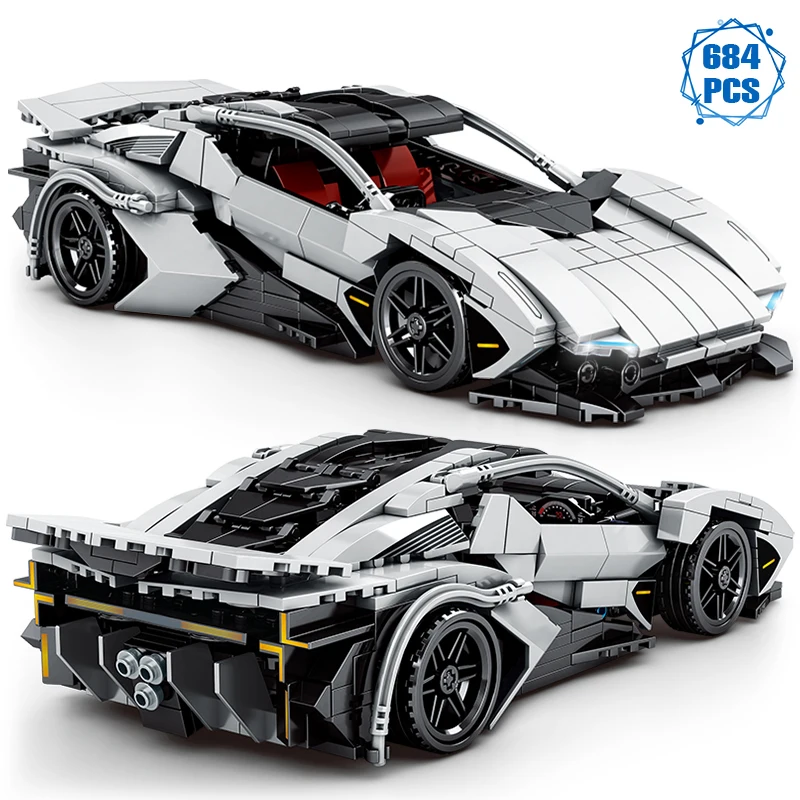 

Technical Expert Ideas Famous Speed Car Building Blocks Moc Sports Racing Vehicle Bricks Diy Toys for Boys Holiday Gifts