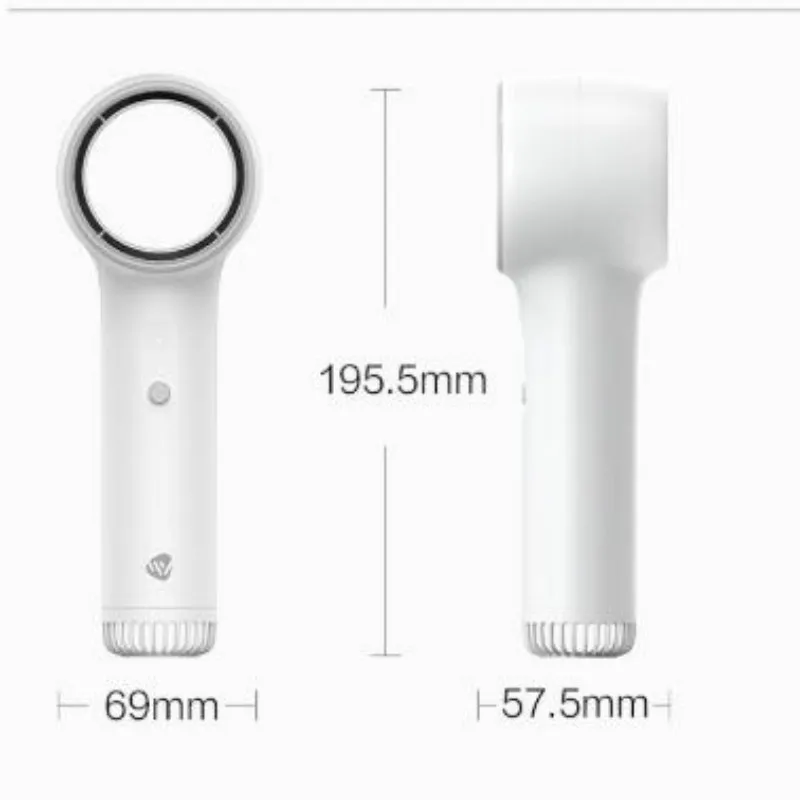 Ручной вентилятор Xiaomi Mijia Weiyuan без лопастей безопасный с сильным потоком воздуха