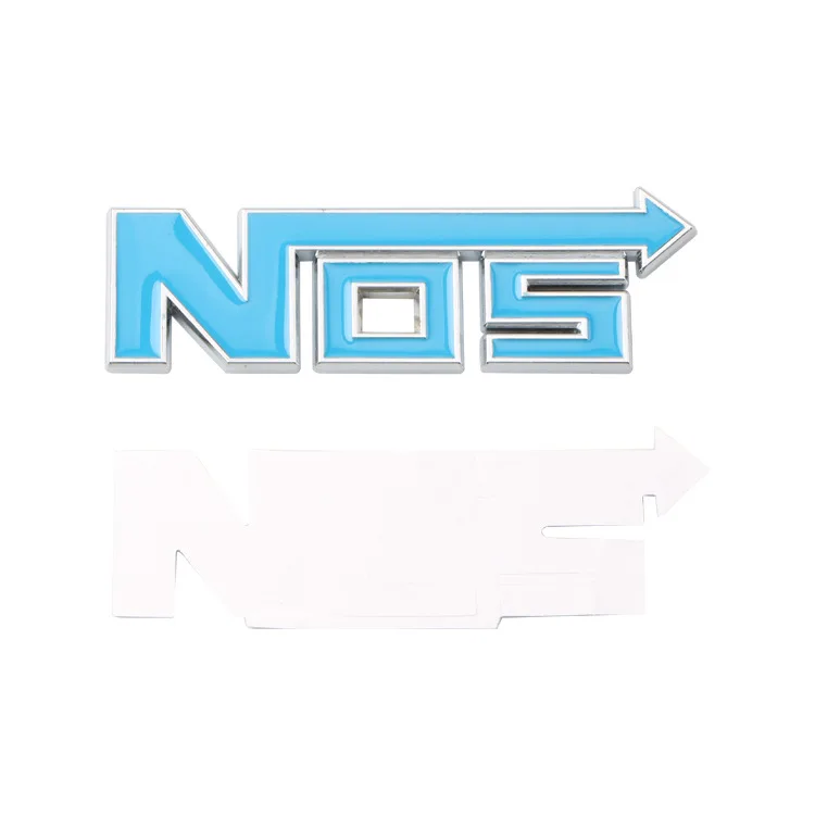 Автоматическая система увеличения давления азота и кислорода в автомобиле с логотипом NOS, металлической модификацией, для гоночных автомобилей на английском языке, средней сеткой для маркировки.