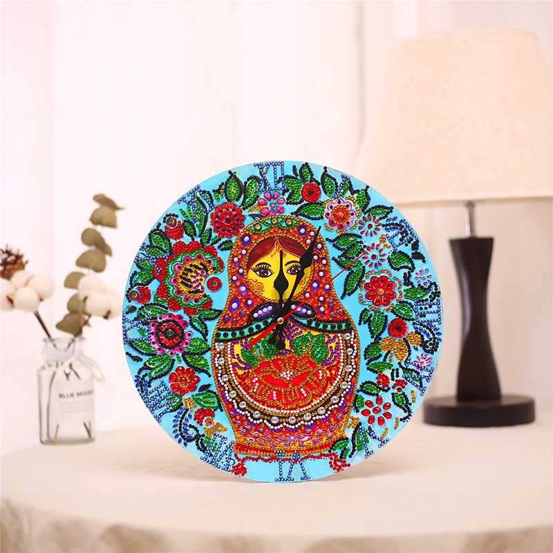 Новые 3D настенные часы специальной формы с алмазной вышивкой совы единорога 5D