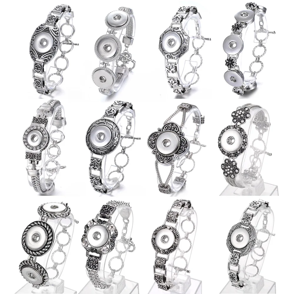 Новый ювелирный браслет с кнопками регулируемый металлический защелкой