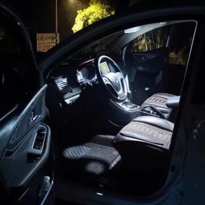 10 шт. автомобильный фестонный 31 мм 36 мм/39 мм/41 мм 5050 6 SMD белый 12V C5W Автомобильный светодиодный Чтения Купол лицензии лампа светильник с can-bus