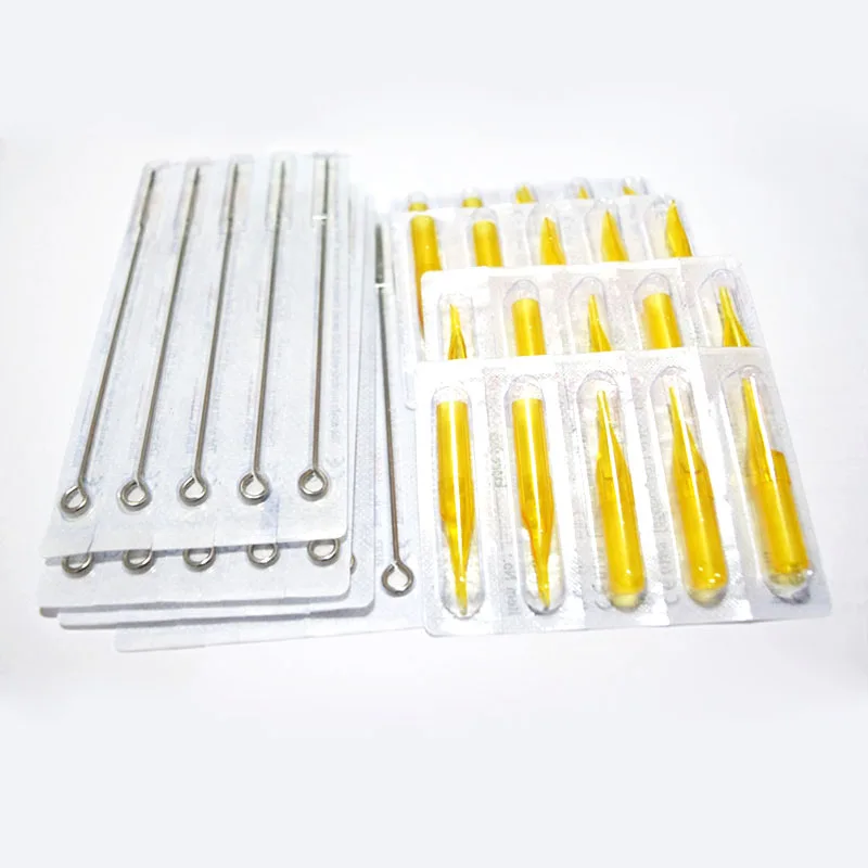 Иглы и наконечники для татуировок отображаются стерилизованные иглы 1/3/5/7/9/11/13RL RM