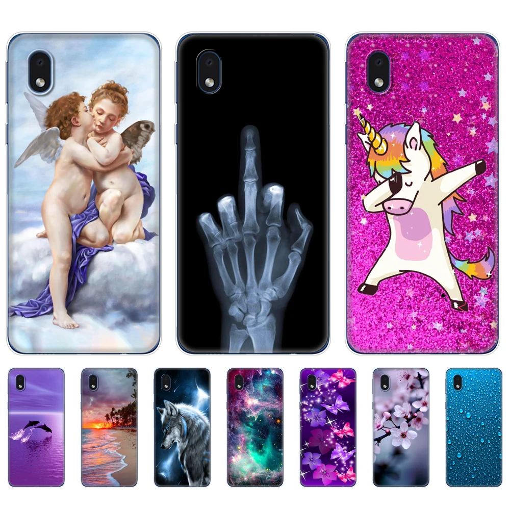 For Samsung Galaxy A01 core back Case Silicon Back Cover Phone Cases For Samsung A01 core SM-A013 Soft Case 5.45 inch mobie case