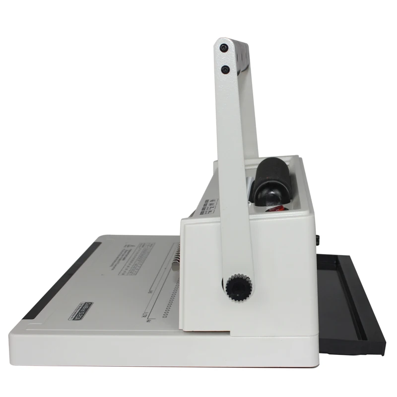 売却 電動シングルコイルスパイラルリング製本機契約テキスト穴パンチングマシンフル描画ナイフ46穴パンチャー