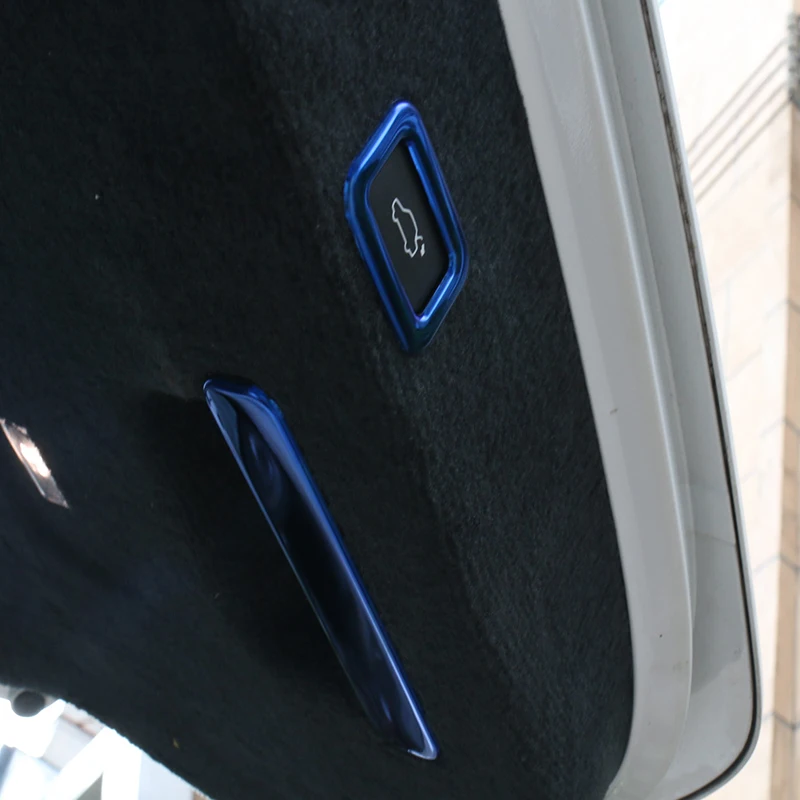 Автомобильный Стайлинг из нержавеющей стали багажник Электрический