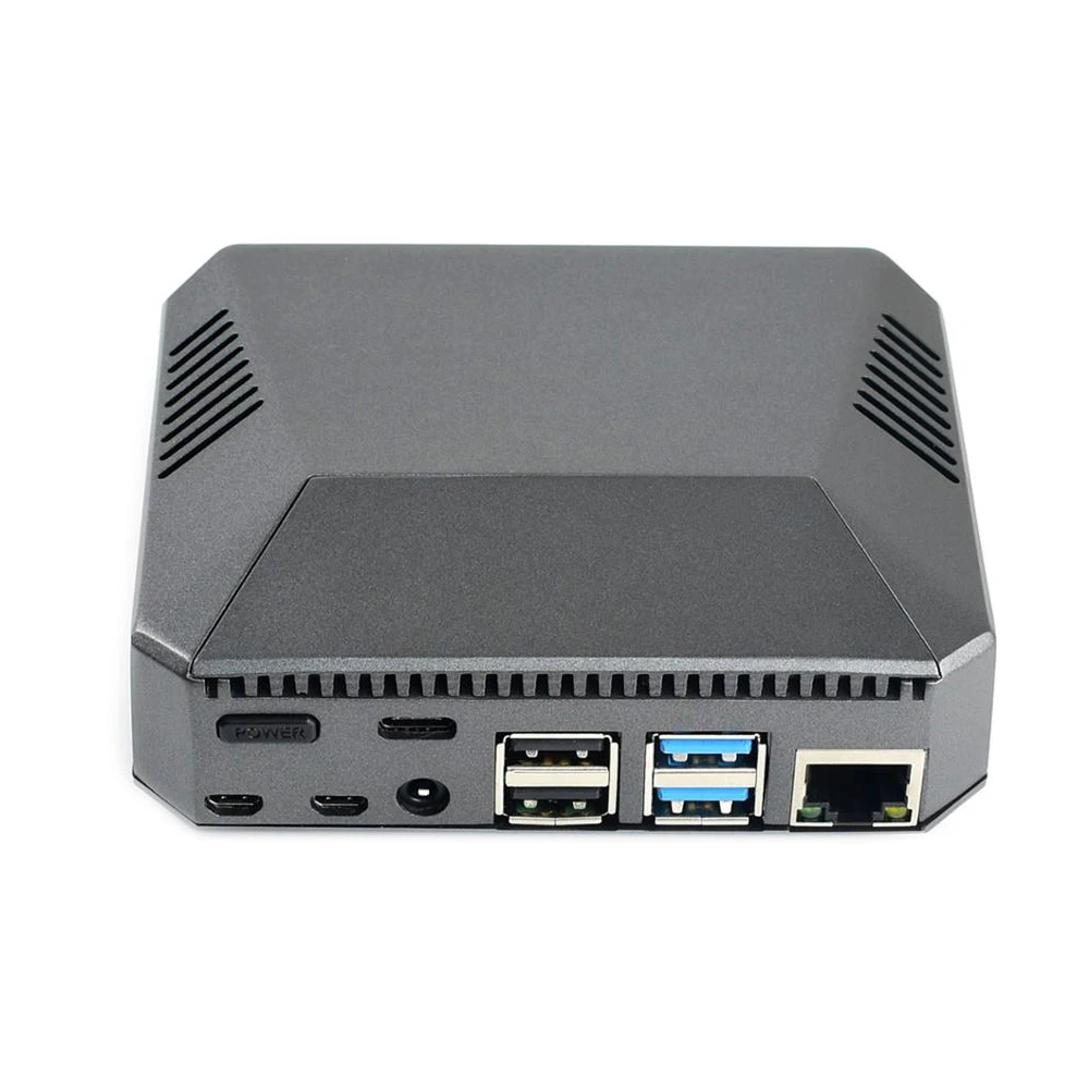 ShenZhenMaker Waveshare приличный Алюминиевый Чехол для Raspberry Pi 4 с безопасной кнопкой