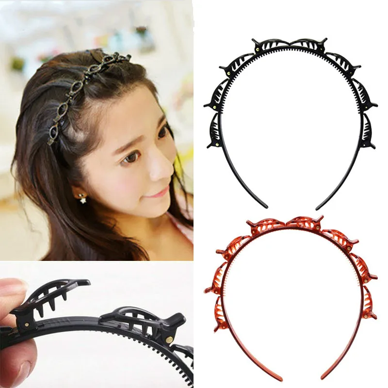 

Discici Store Double Bangs Hairstyle Hairpin Hairband Salon Hair Decoration Clips Hairband Women Double Bangs Hairpin Accessory