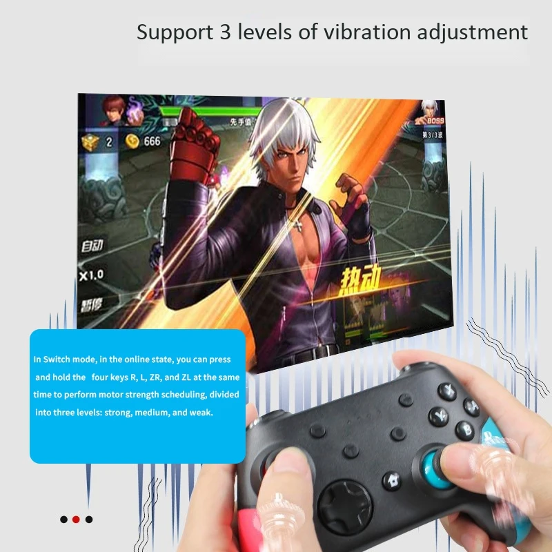 Беспроводной игровой контроллер Switch Pro Bluetooth-геймпад для Nintendo ПК поддержка