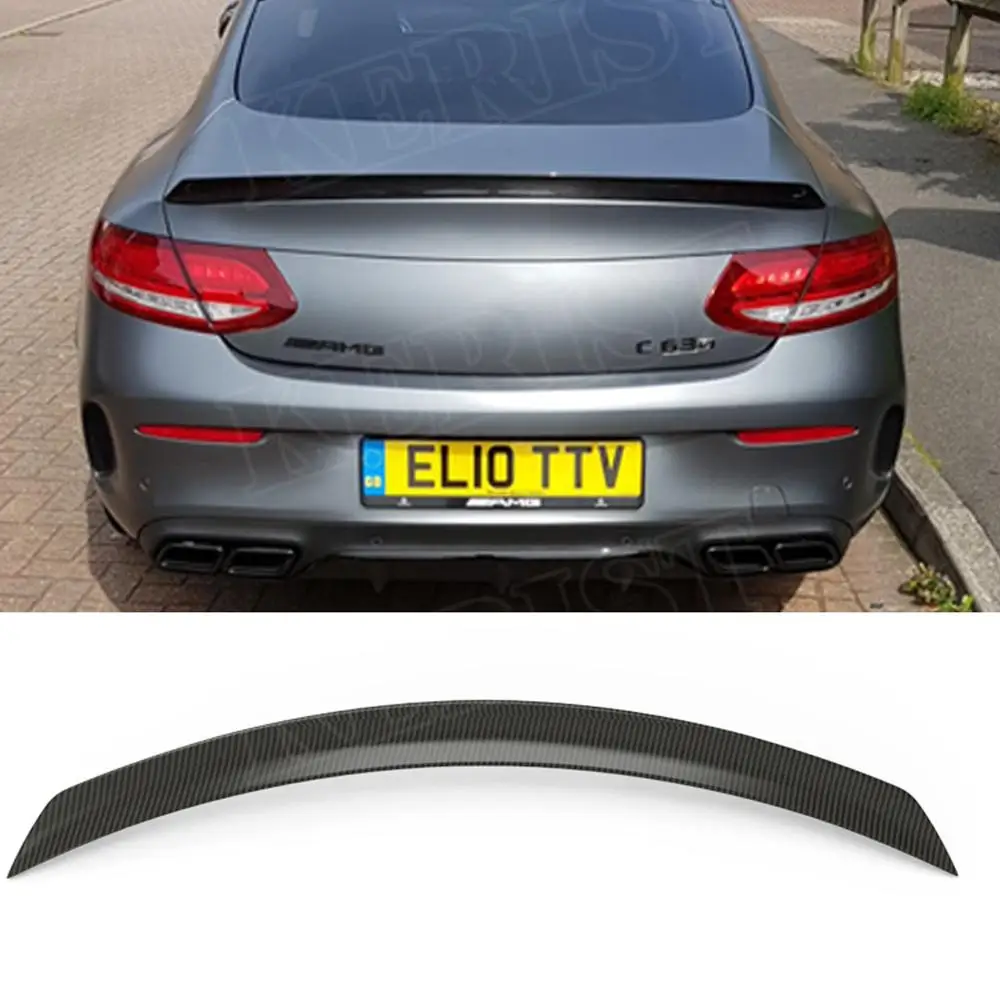 Спойлер из углеродного волокна издание 1 стиль для Benz C Class W205 C63 AMG Coupe 2 дверь 2015 2018