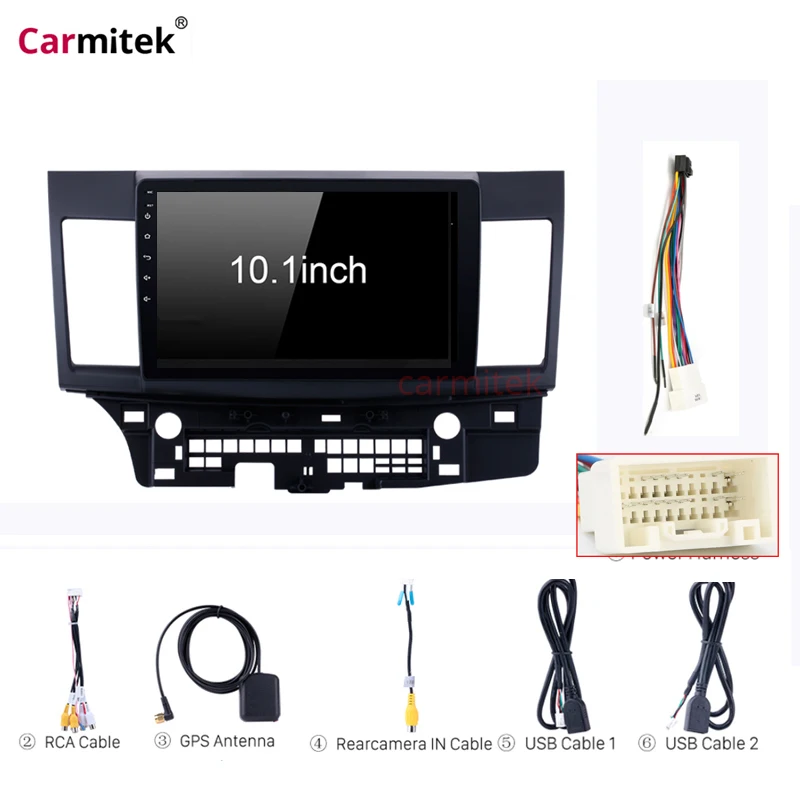 10," Android 9,0 автомобильный Радио мультимедийный плеер для Mitsubishi Lancer 2007-2012 экран wifi Bluetooth gps навигация головное устройство