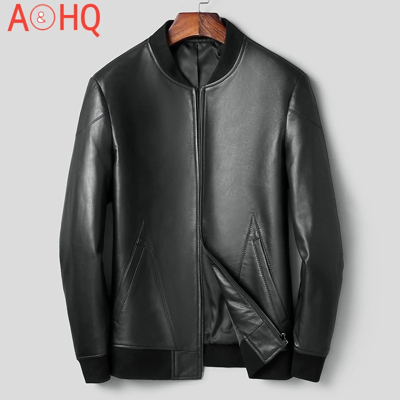 

New Aviation Genuine Leather Bomber Jacket Men Pilot Sheepskin Real Leather Jacket Slim 4XL Flight Short Coats Veste Cuir Homme