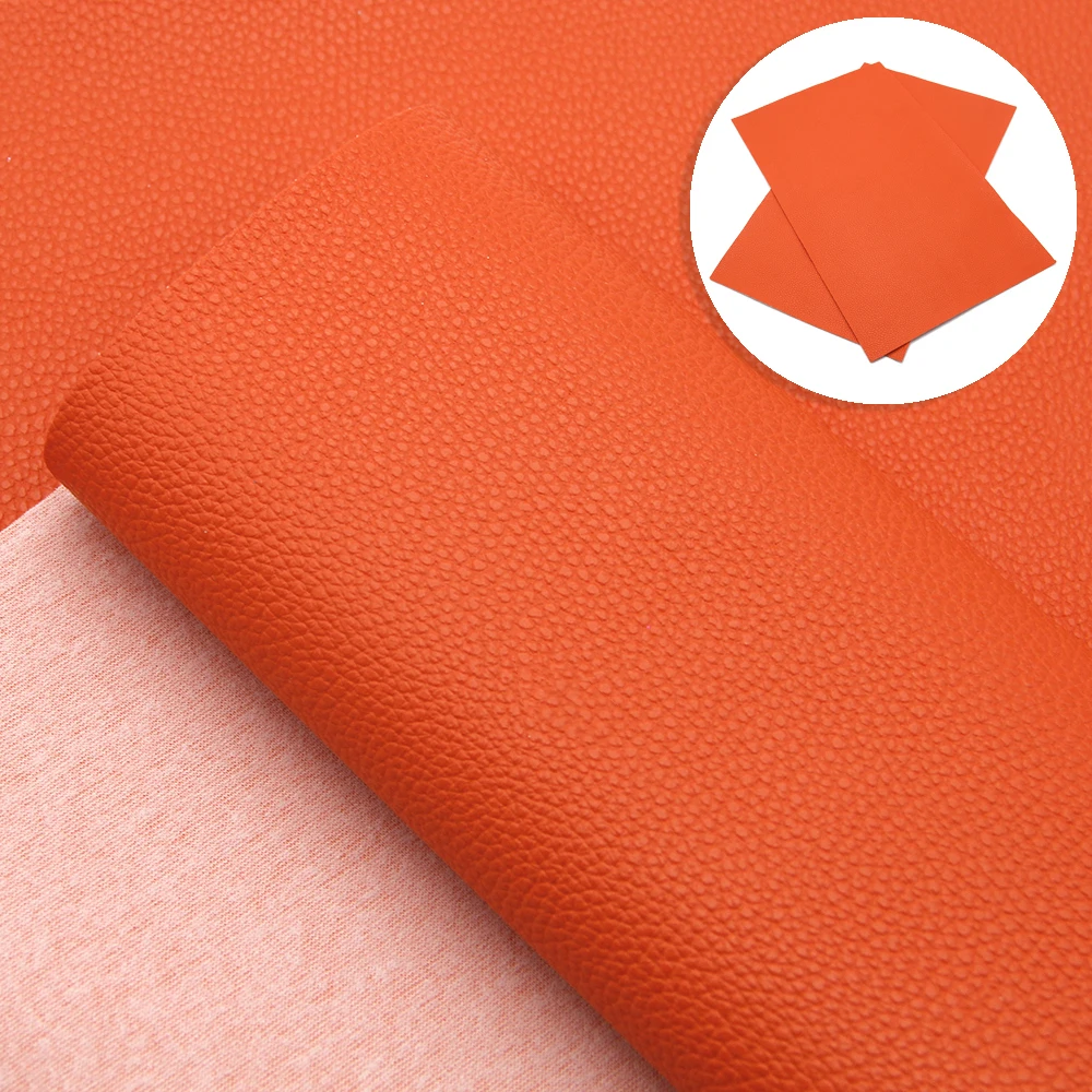 Ткань из искусственной кожи чистый цветной узор личи мелкая шагреневая