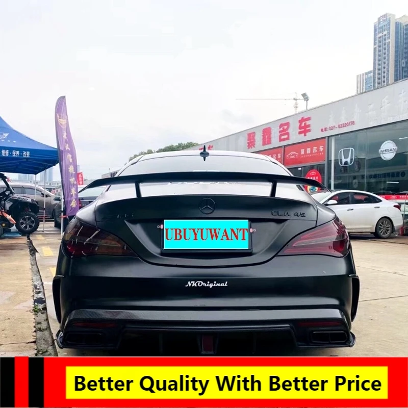 

EPFBSQP используется для Benz CLA класс W117 спойлер 2013-2019 года углеродное волокно заднее крыло в стиле Paktecuz спортивные аксессуары Корпус Комплект