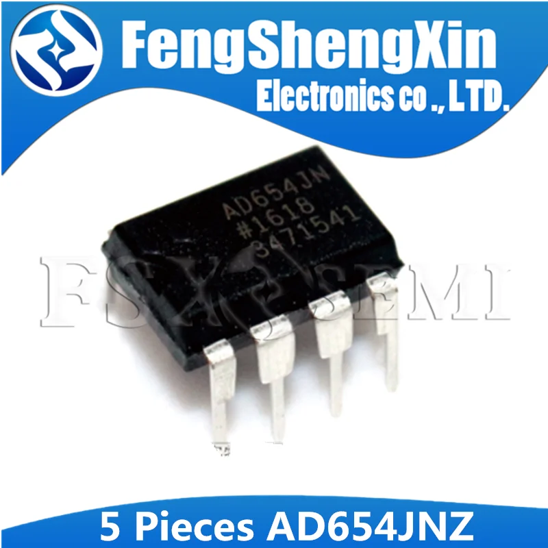 5PCS AD654JNZ DIP-8 AD654JN DIP AD654 DIP8 Low Cost Monolithic Voltage-to-Frequenc y  Converter IC