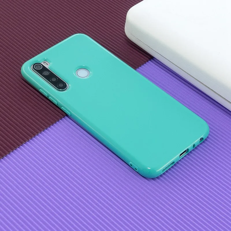 Блестящая цветная задняя крышка для Xiaomi Redmi Note 8 Pro Чехол чехол Блестящий Мягкий