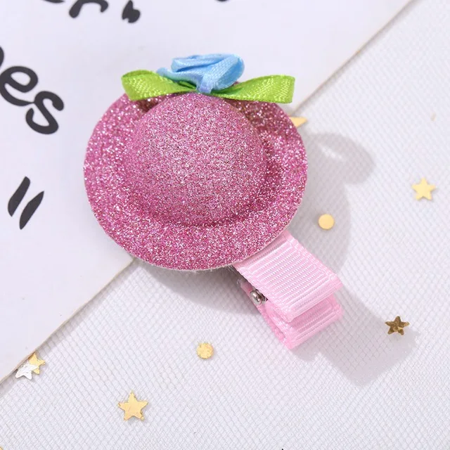 Лидер продаж милая шляпа заколки для волос маленьких девочек Вечерние туфли на