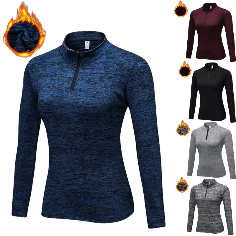 2019 New Women Running Jackets Fitness Sports Coat Compression Long Sleeve GYM Top For Gym | Спорт и развлечения