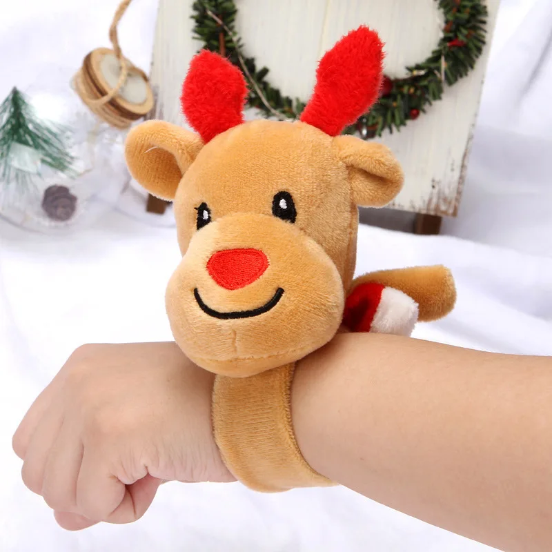 

Christmas Decorations Christmas Bangle Bracelet Santa Claus Snowman Elk Ring Pop