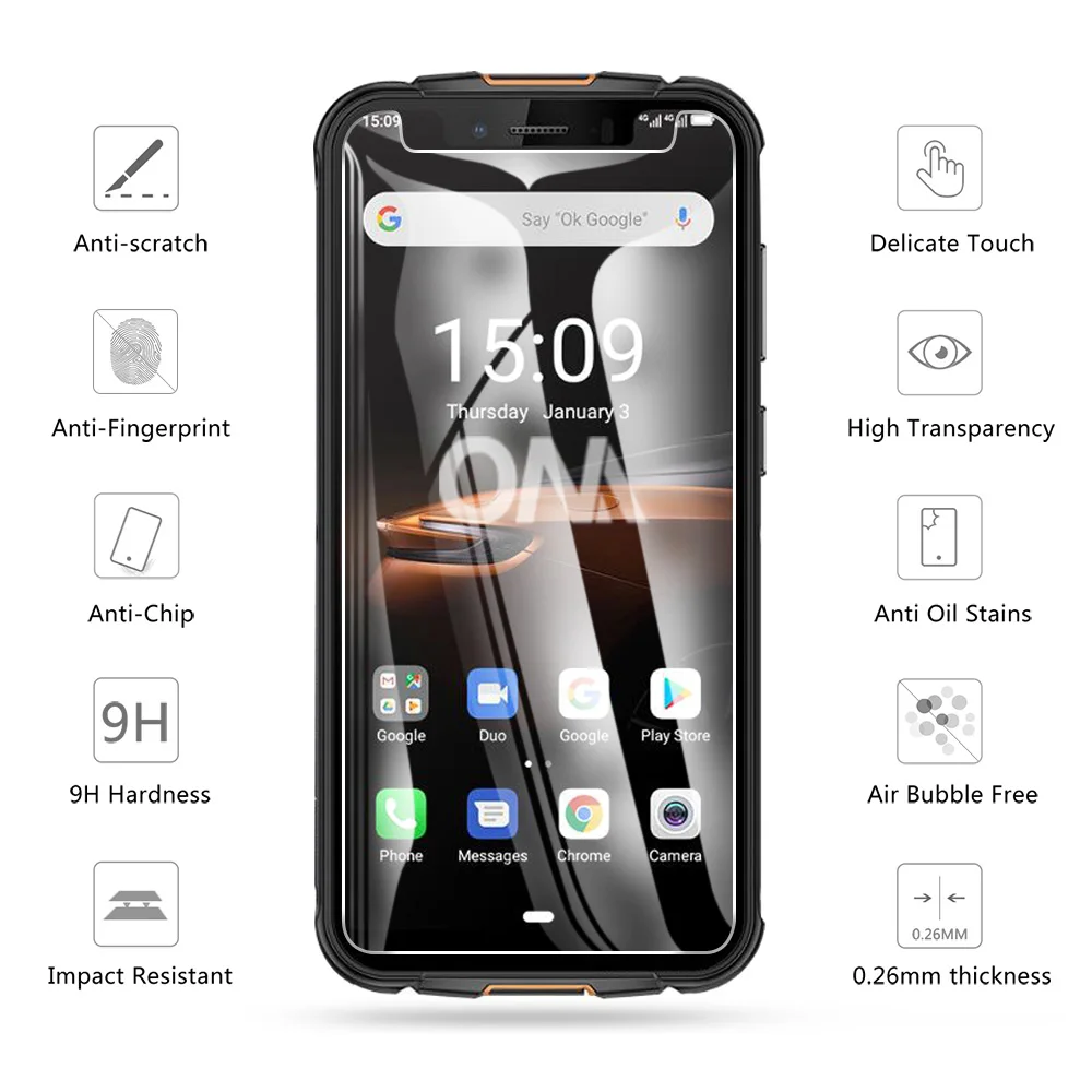 10 шт. закаленное стекло для Ulefone ARmor 5 Защита экрана 9H Премиум Закаленное 5S