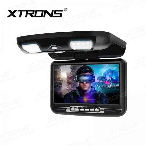 9 дюймовый автомобильный DVD плеер с креплением на крышу ИК/FM радио 2 шт.|roof mount dvd