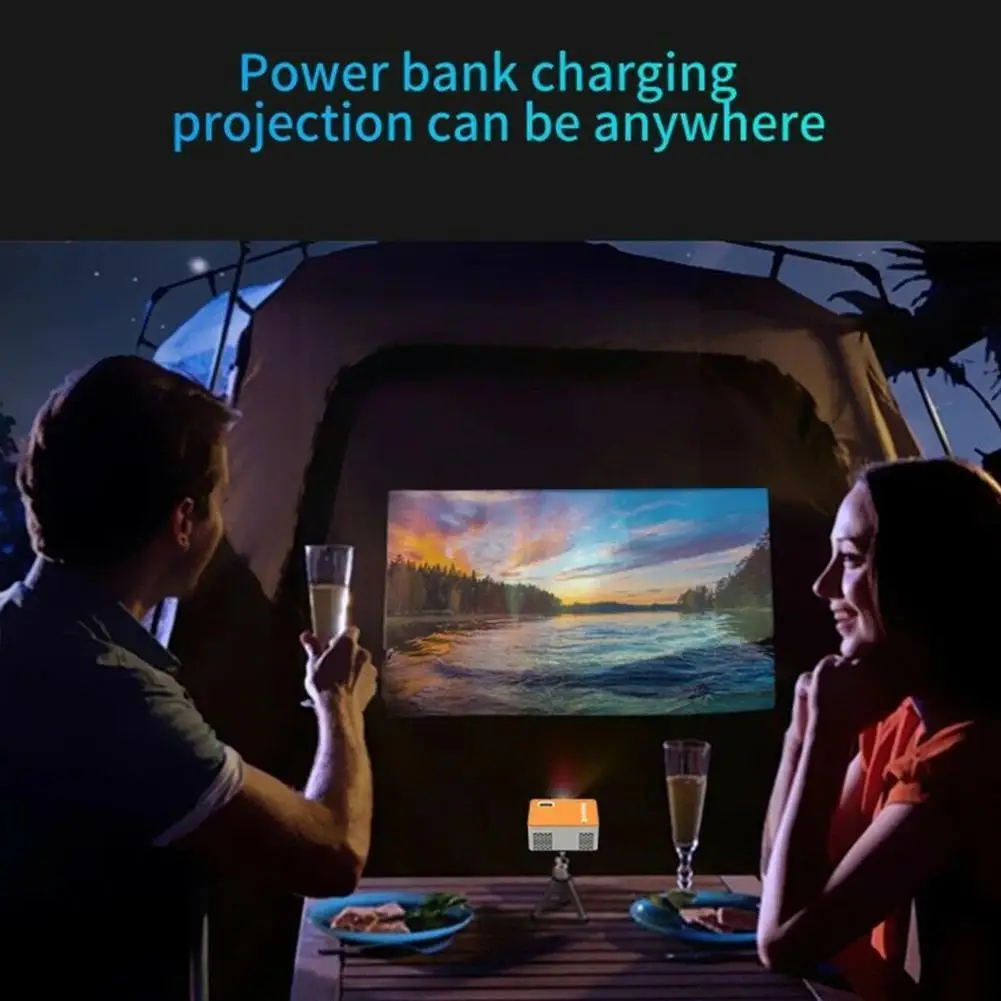 phone projector led mini projector wifi bluetooth projectors 1 8 inch screen home lcd portable theater 1080p free global shipping