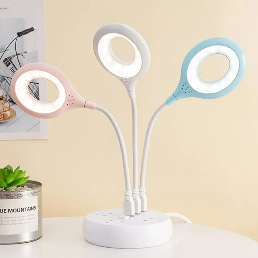 

Portable Table Lamp USB Socket Freely Foldable LED Light No Flicker Soft Light Saving Energy Eye Protection Away From Myopia Hot