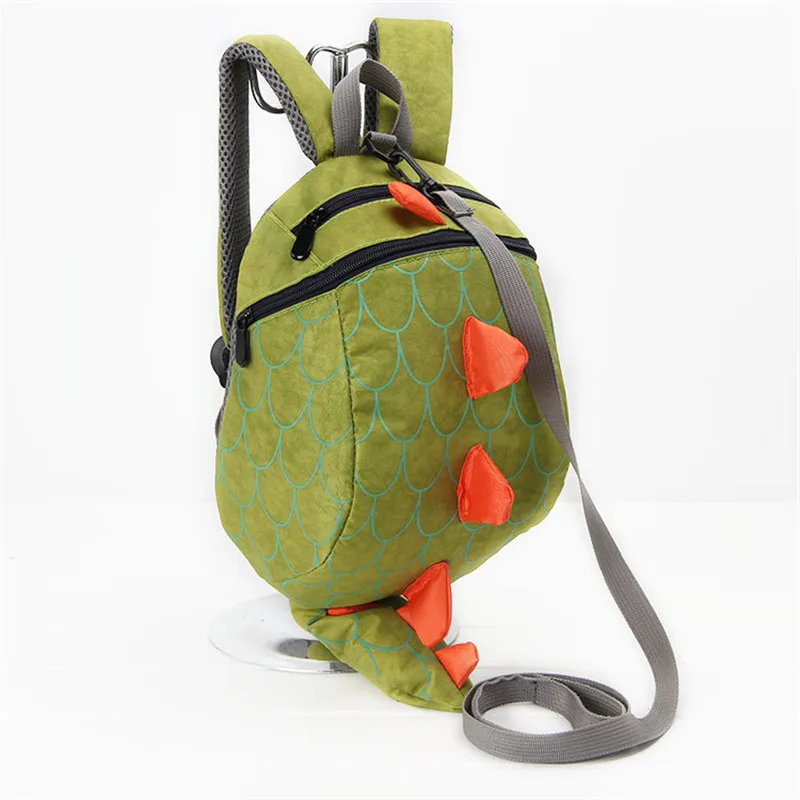 Рюкзак для мальчиков и девочек, нейлоновый, с изображением динозавра