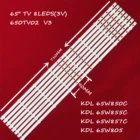 16 Светодиодный ных подсветки для KDL-65W850 650TV02 V3 CX-65S03E01-2B762-0A-565-3850 CX-65S03E01-2B753-0-A-5CN-3182-V