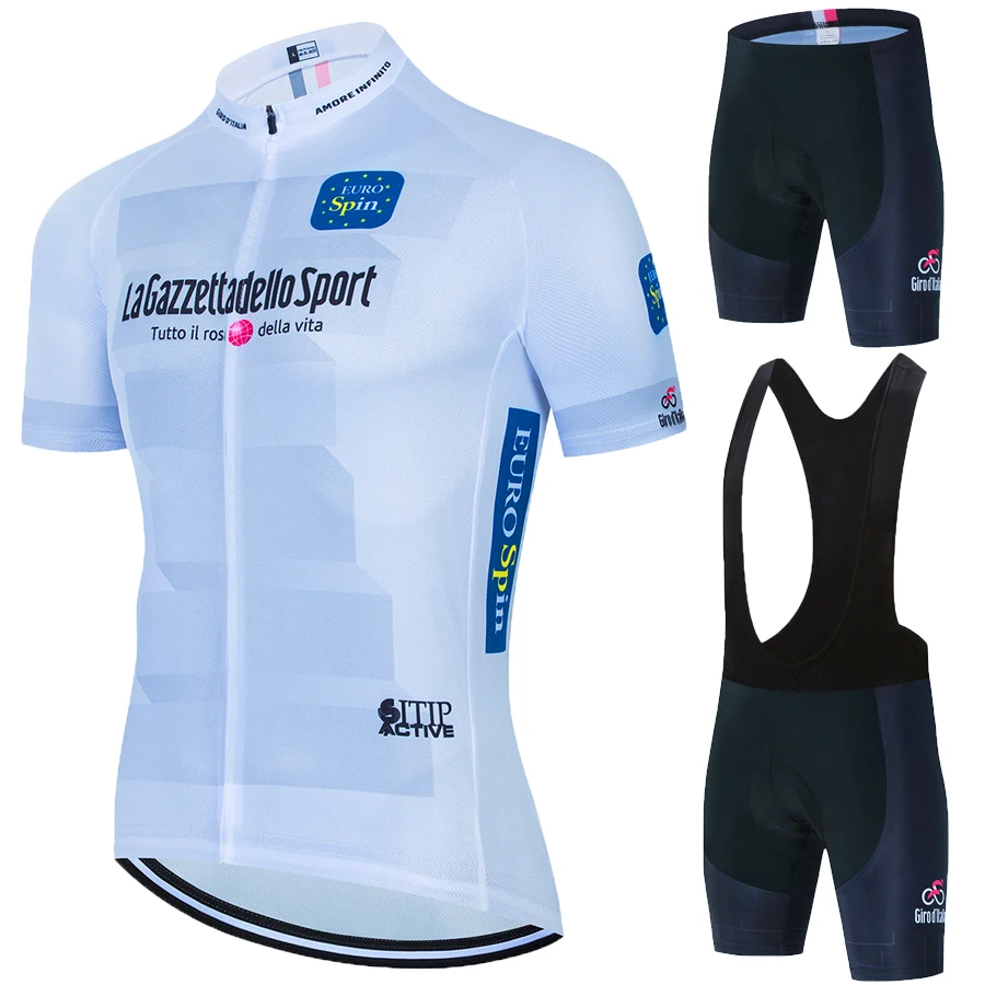 

Tour De Italia Italy Pro Anti-UV Cycling Jersey Set Mountian Bicycle Cycling Sportswear MTB Bike Cycling Clothing Suit For Men