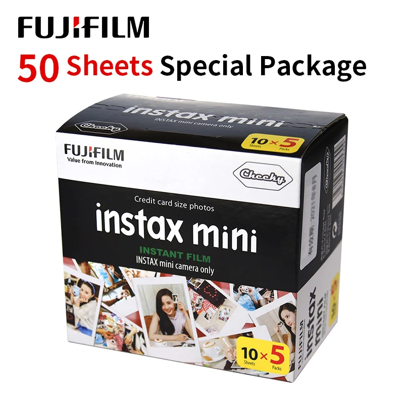 Белая пленка для Fuji Instax Mini 9 фильм белый край 50 листов/упаковка детские носки