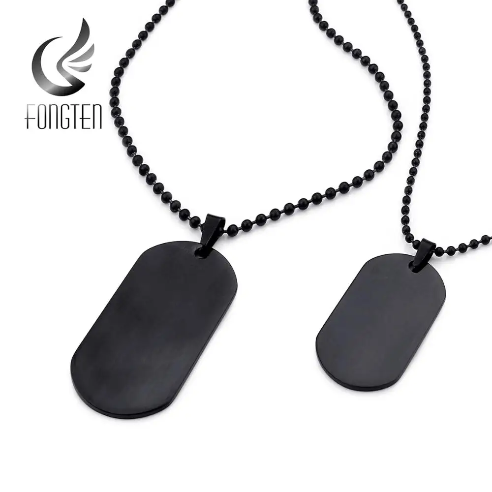 Именные Бирки Fongten с гравировкой на заказ подвеска ожерелье из нержавеющей стали