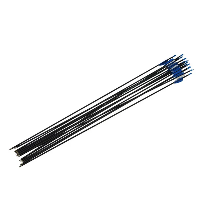 Стрелы Spine 1200 карбоновые 32 дюйма с резиновыми перьями 24 шт.|Дартс| |